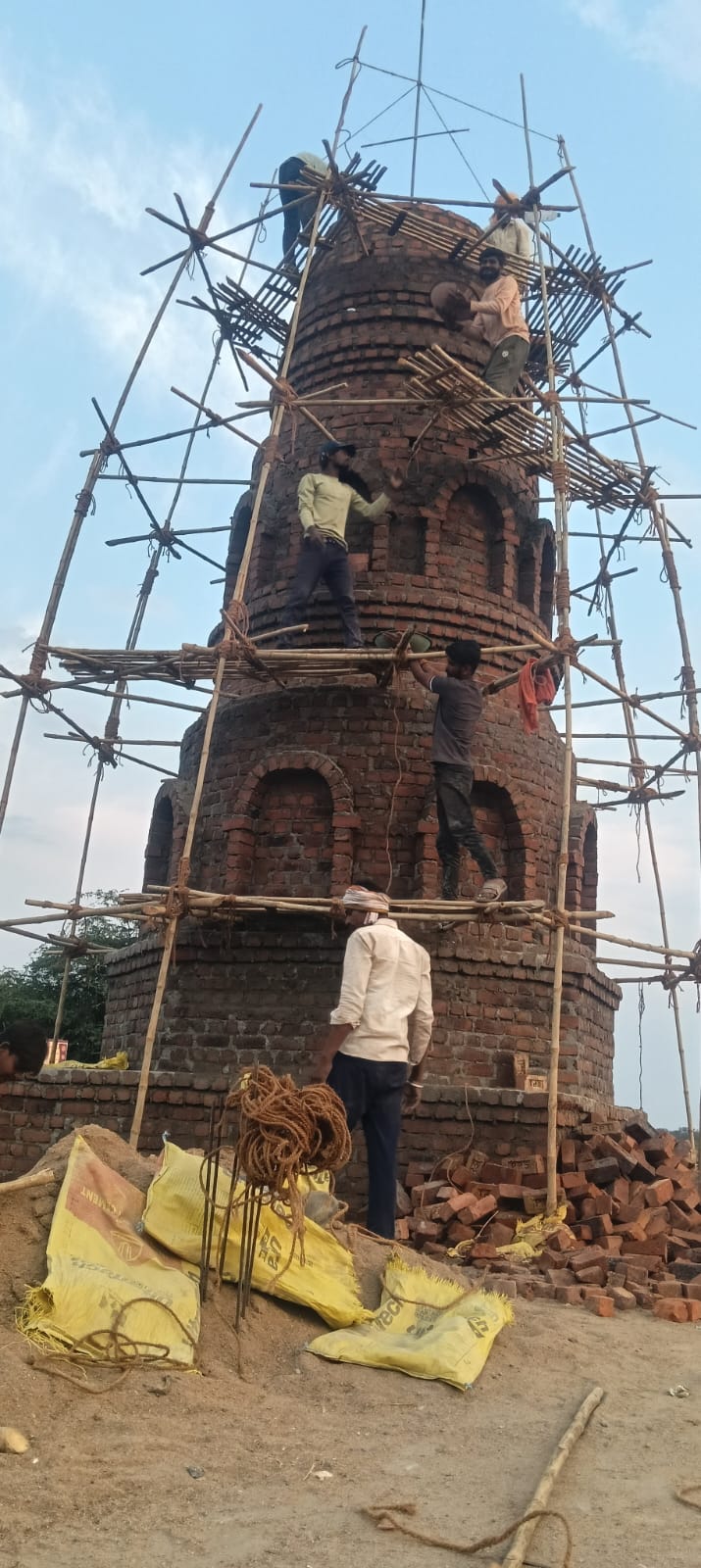 Temple Shikhar Construction